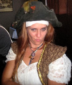 Barmaid in Klaus's Hat