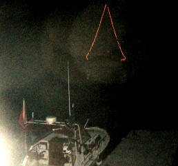 The SV Aurora at Night