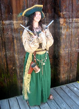 Kathleen with Crossed Guns