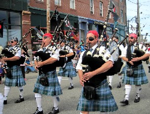 Eastport Pirate Parade Pirate Bagpipers