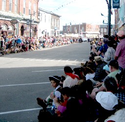 Keith Firing the Gun to Start the Bed Race