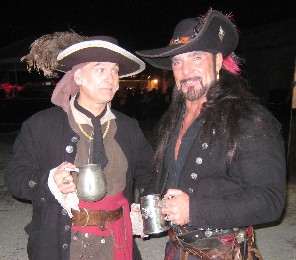 Stynky looking with concern at Captain Black