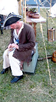 Edward whipping the end of a rope