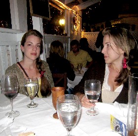 The twins at Cafe Sole