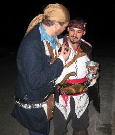 Pieces of Eight gate watch relief