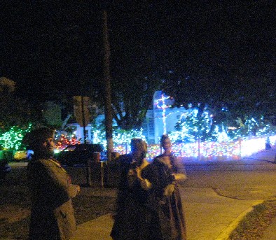 Jack and the twins by the house of lights