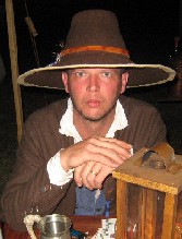 Edward in the Patrick Hand Original Planter's hat