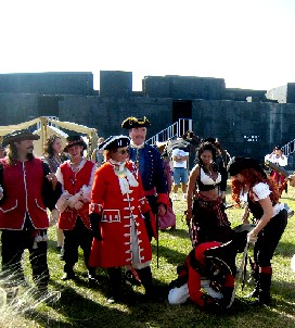 The girls throw Spike a beating