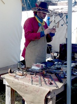 Surgeon at his table