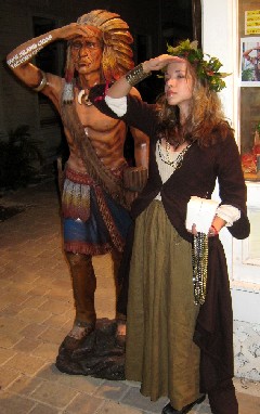 Brig with cigar store Indian