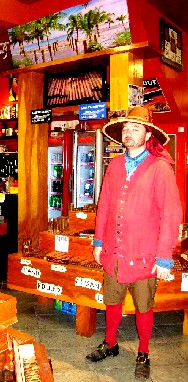 Mission in cigar shop