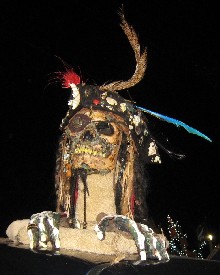 The skeleton pirate mask