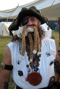 Lob in Redbeard's mouth