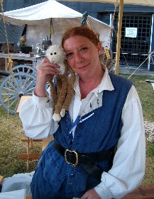 Lily holding Lob nicely