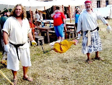 Bartleby Boom and Blackheart Charlie with the Goat