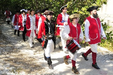 British Line Marching to the Field
