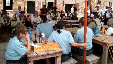 The Fort Personnel at Captain's Meeting