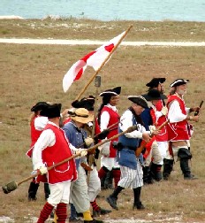 Advancing British Line