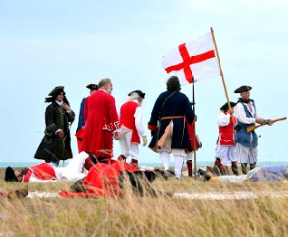 Wonded British Soldiers