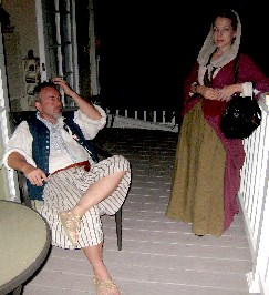 madPete and Brig on the Porch