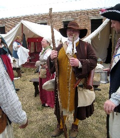 William and his two walking sticks