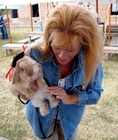 Spike the Pirate Bunny and his Owner
