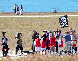 The British Surrender to the Pirates