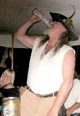 Klaus Drinking at Beer