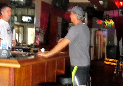 Laurance Asking The Bartender