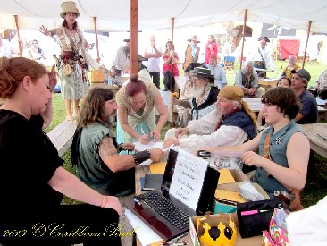 The Crowd Around Lily