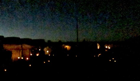 The Tea Lights in Camp