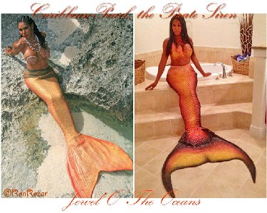 Pearl in Her Two Mermaid Tails