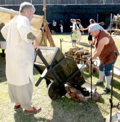 Iron Jon and madPete Prepare the Fire Pit