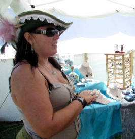 Tiffany at Her Booth