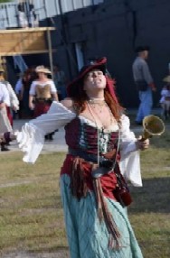 Maeve as Town Crier 2