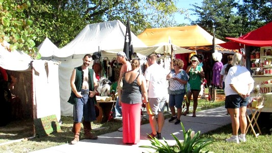 Vendors Row on Saturday