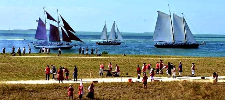 The Ships During the Saturday Battle