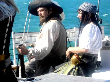 Cascabel and Jaye on the Jolly II Rover