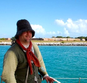 Michael in Front of the Fort