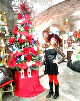 Christina at the East Martello Tower