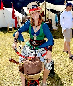 Scarlett Jai on her Trike