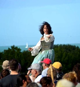 Michelle Narrating the Battle