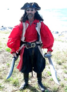 Deadeye with the LARP swords