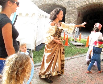 Michelle on Kid's Day