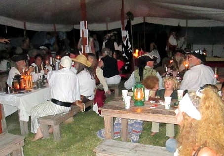 Main Dining Tent Pig Roast
