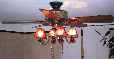 Celing Fan Side with dangles