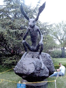 Rabbit sculpture
