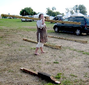 MD setting up the gibbet