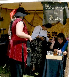 Trish working at Shananigens