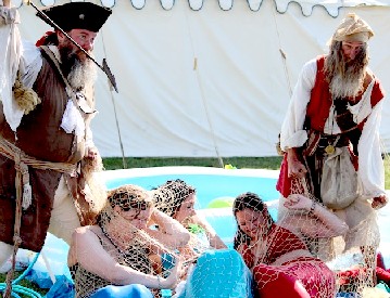 Mermaids netted by Beach Brothers